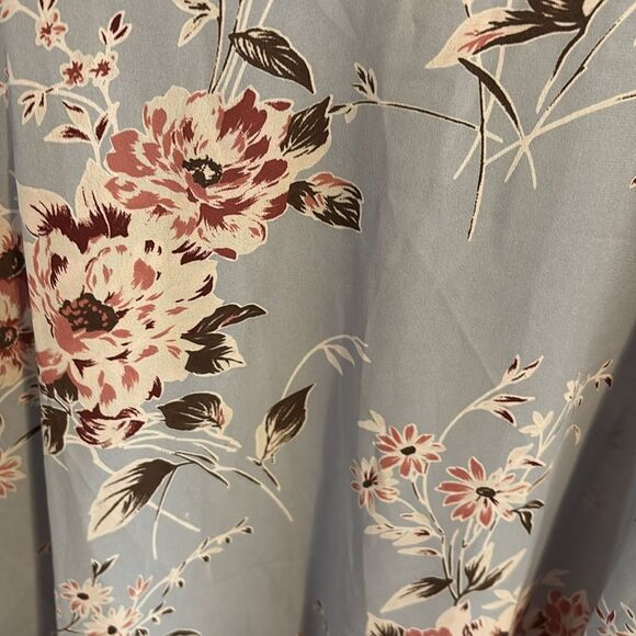 Janette plus Floral V-Neck Women’s Top size 3xl - Picture 3 of 6